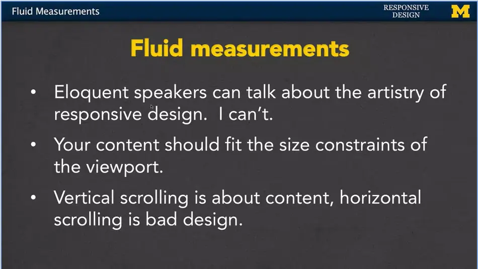 Fluid Measurements.