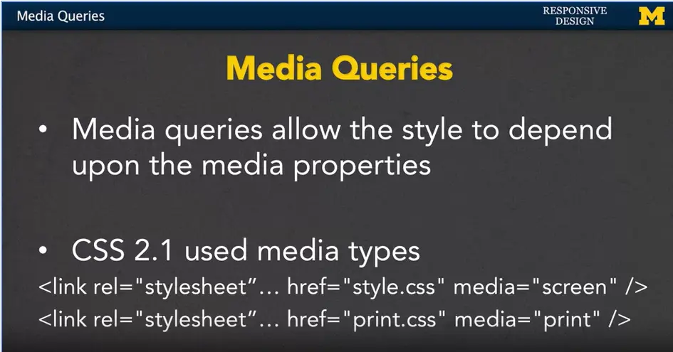 Media Queries.