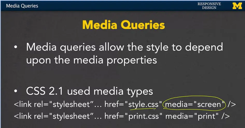 Media Queries, cont'd.