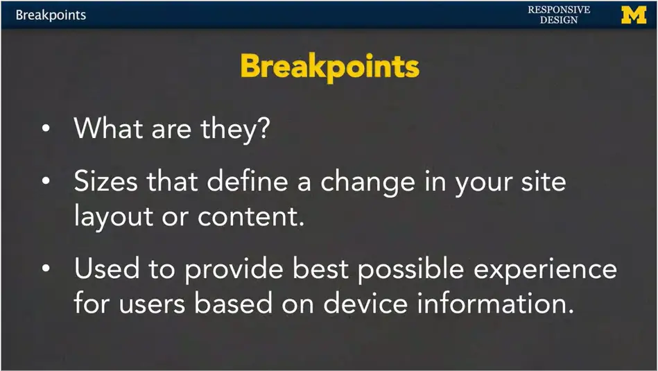 Breakpoints