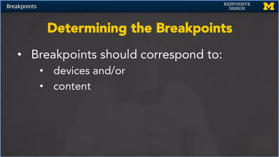 Determining the Breakpoints.