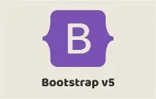 Bootstrap v5 logo - drifting ruby.