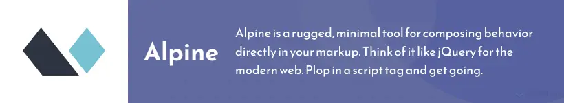 Alpine Front-end Framework.