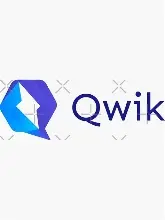 "Qwik Logo" Sticker by cosimochellini | Redbubble.