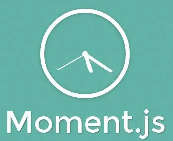 Moment JS logo vector.