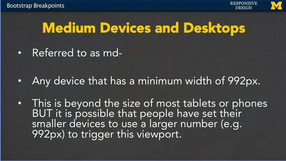 Medium Devices and Desktops.