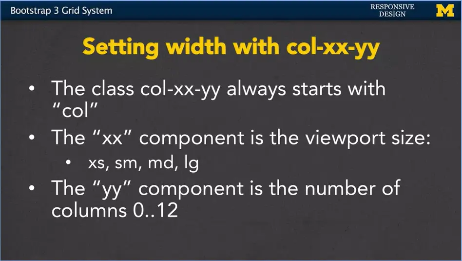 Setting width on col-xx-yy, #3.