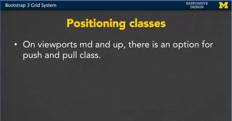 Positioning Classes, #1.