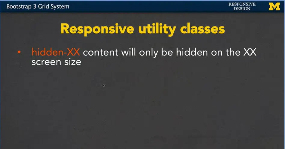 Responsive Utility Classes, #1.