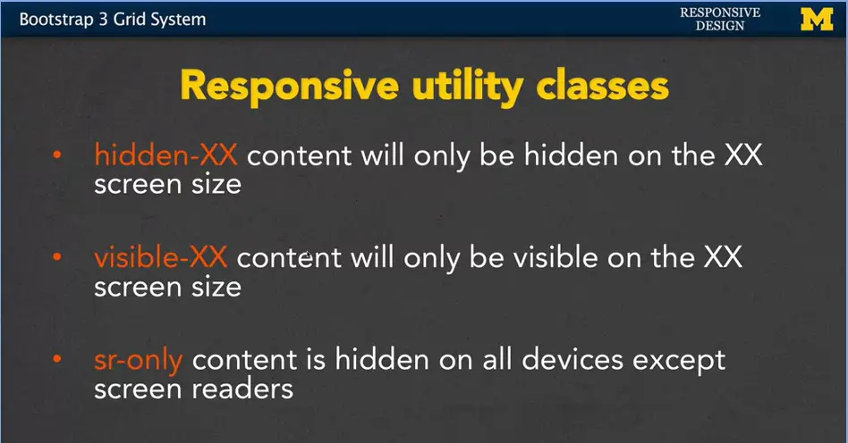 Responsive Utility Classes, #3.