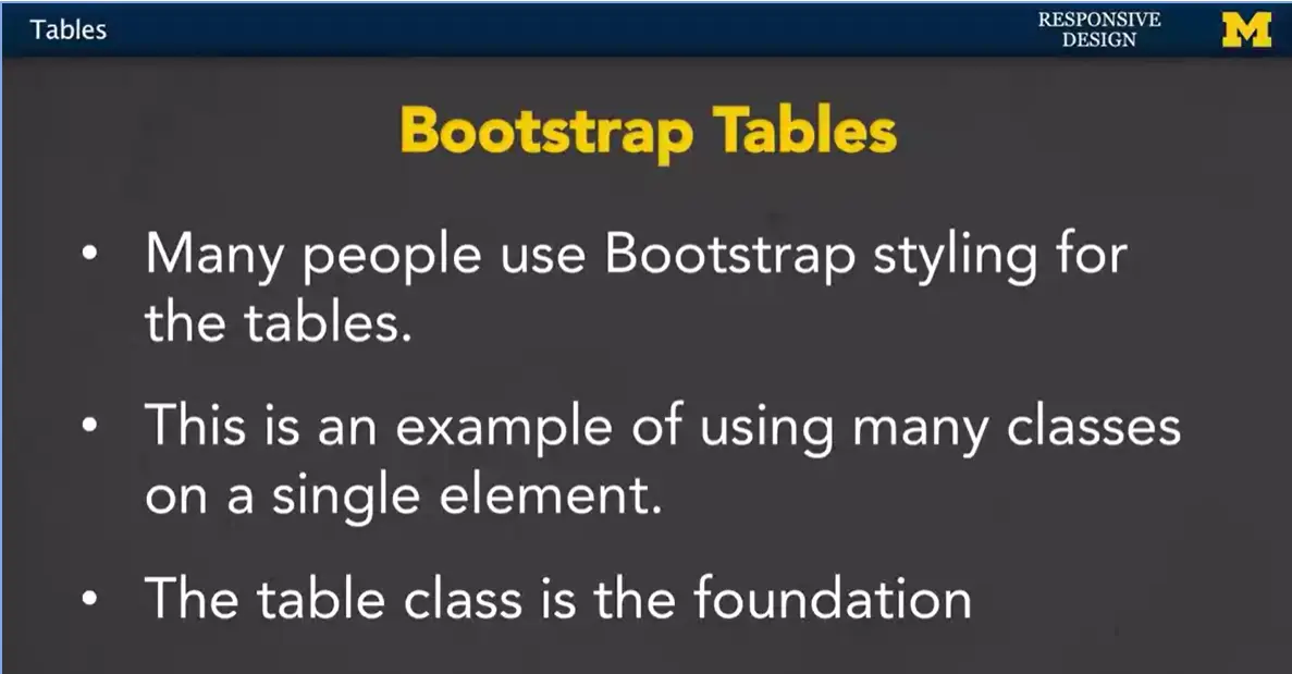 Bootstrap Tables, #2.